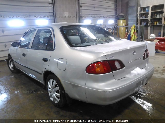1NXBR12E0YZ321744 - 2000 TOYOTA COROLLA VE/CE/LE 银色 照片 3