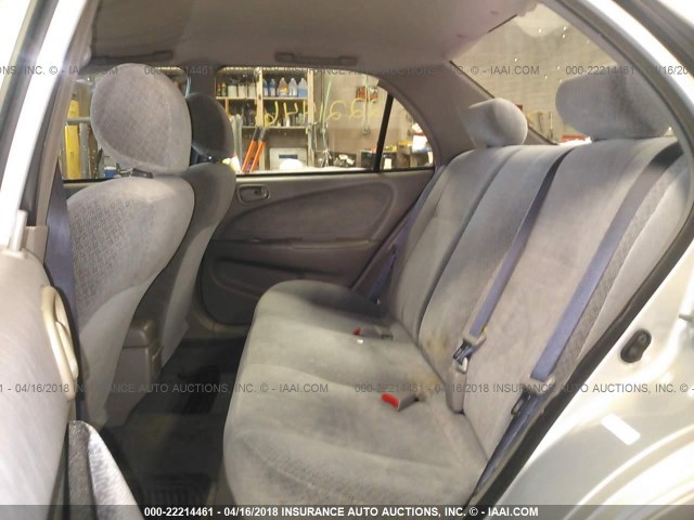 1NXBR12E0YZ321744 - 2000 TOYOTA COROLLA VE/CE/LE 银色 照片 8