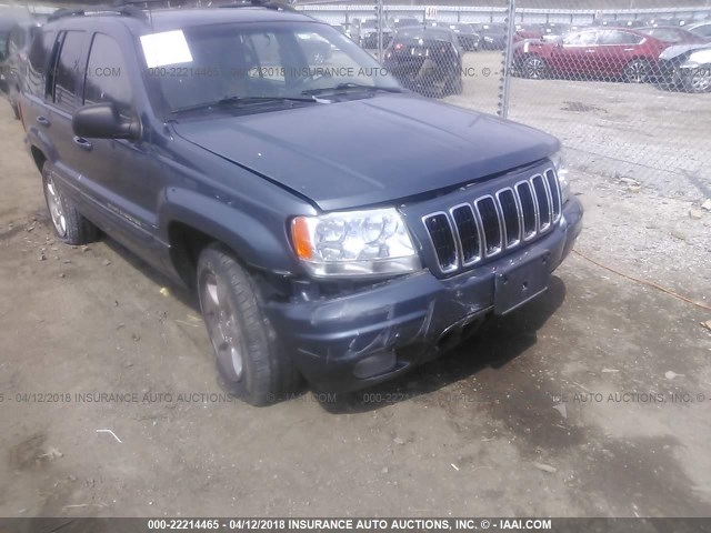 1J4GW58N81C570882 - 2001 JEEP GRAND CHEROKEE LIMITED BLUE photo 6