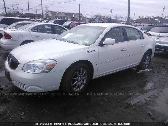 1G4HD57267U168199 - 2007 BUICK LUCERNE CXL WHITE photo 2