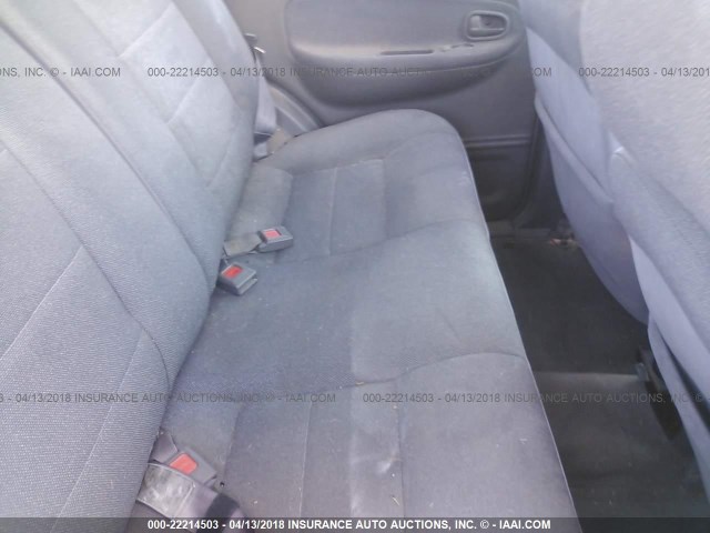 KNDJB723115064440 - 2001 KIA SPORTAGE SILVER photo 8