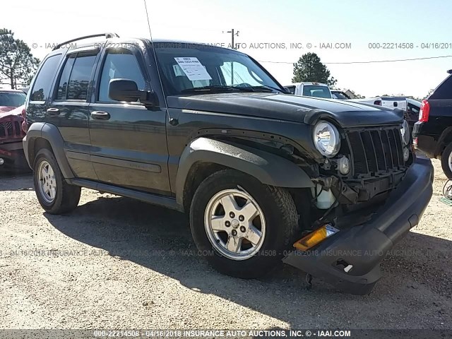 1J4GK48K96W228438 - 2006 JEEP LIBERTY SPORT 灰色 照片 1