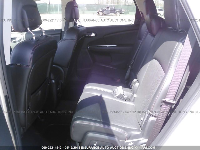 3C4PDDEG3ET257518 - 2014 DODGE JOURNEY R/T SILVER photo 8