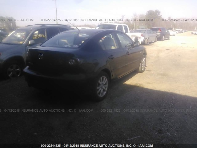 JM1BK12F671727304 - 2007 MAZDA 3 I BLACK photo 4