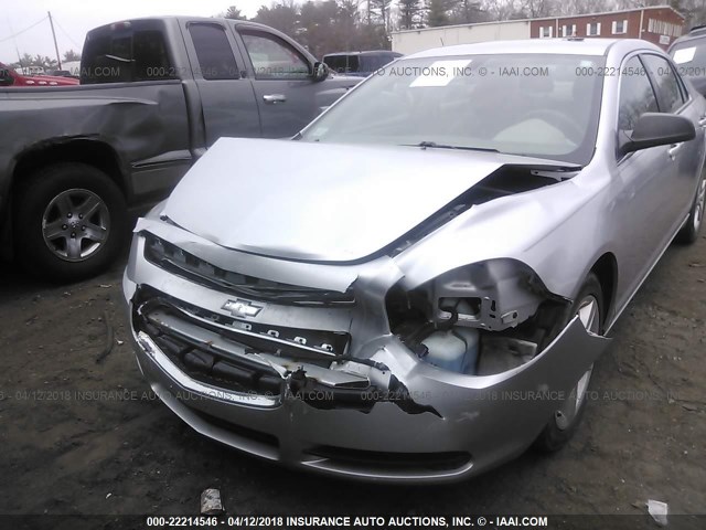 1G1ZA5E11BF125827 - 2011 CHEVROLET MALIBU LS 银色 照片 6