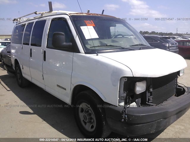 1GTGG25U941117304 - 2004 GMC SAVANA G2500 WHITE photo 1