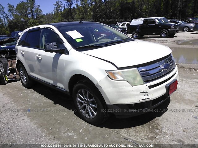 2FMDK39C47BA71801 - 2007 FORD EDGE SEL PLUS WHITE photo 1