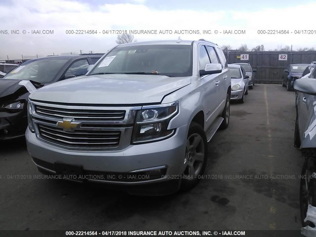 1GNSKCKC0HR146148 - 2017 CHEVROLET TAHOE SILVER photo 2