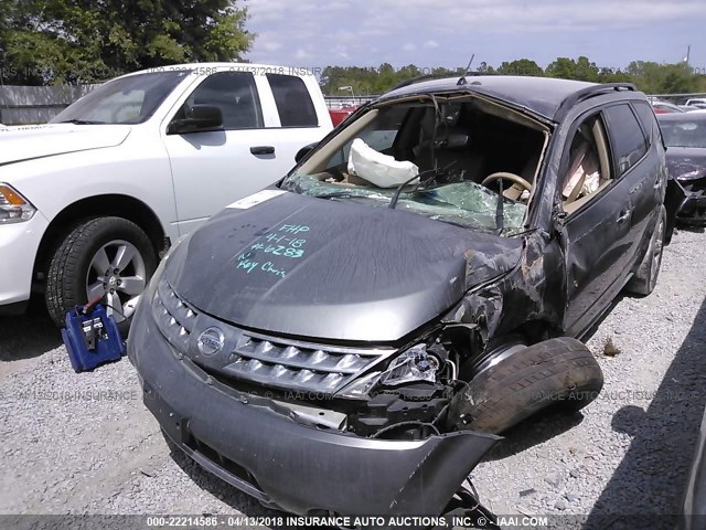 JN8AZ08T17W509065 - 2007 NISSAN MURANO SL/SE/S GRAY photo 6