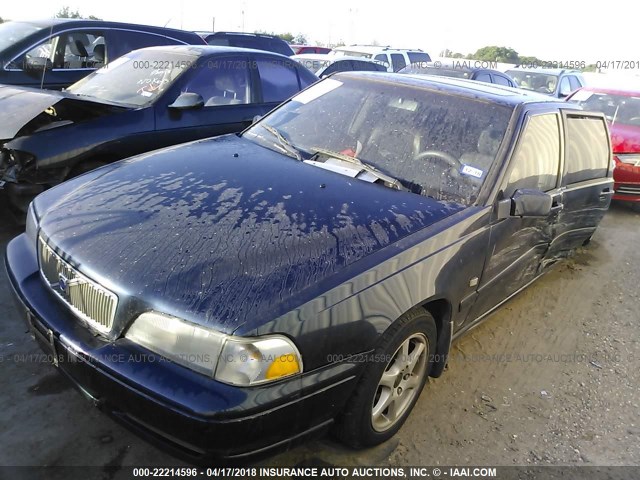 YV1LS61J2Y2642053 - 2000 VOLVO S70 SE BLUE photo 2