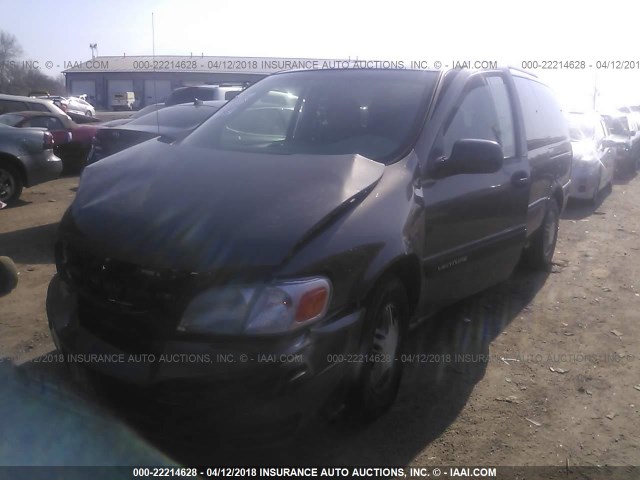 1GNDV23E05D108292 - 2005 CHEVROLET VENTURE LS GOLD photo 2