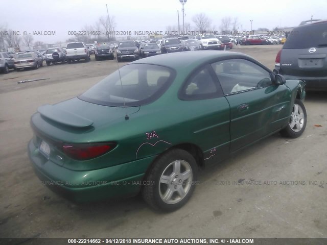 3FAFP11373R142506 - 2003 FORD ESCORT ZX2 GREEN photo 4