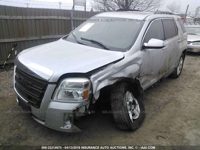 2CTALSEC8B6274524 - 2011 GMC TERRAIN SLE GRAY photo 2