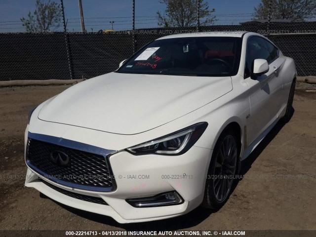 JN1FV7EK3HM610061 - 2017 INFINITI Q60 RED SPORT 400 WHITE photo 2