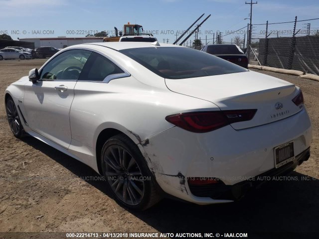 JN1FV7EK3HM610061 - 2017 INFINITI Q60 RED SPORT 400 WHITE photo 3