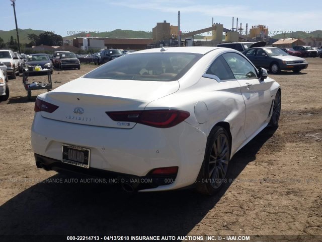 JN1FV7EK3HM610061 - 2017 INFINITI Q60 RED SPORT 400 WHITE photo 4