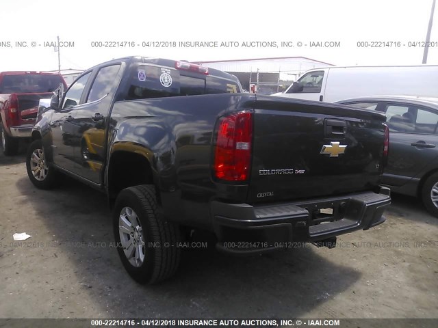 1GCGSCEN9J1165958 - 2018 CHEVROLET COLORADO LT GRAY photo 3