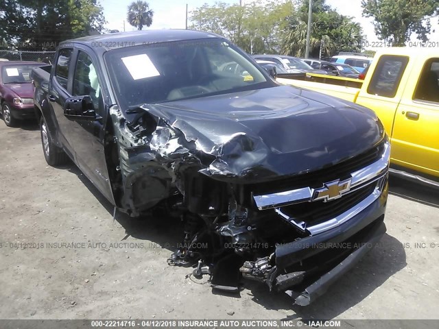 1GCGSCEN9J1165958 - 2018 CHEVROLET COLORADO LT GRAY photo 6