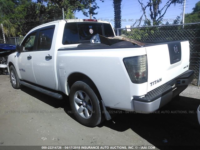 1N6BA0EK2AN320874 - 2010 NISSAN TITAN XE/SE/LE WHITE photo 3