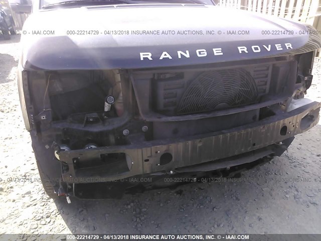 SALMF1D4XAA322104 - 2010 LAND ROVER RANGE ROVER HSE LUXURY BLACK photo 6