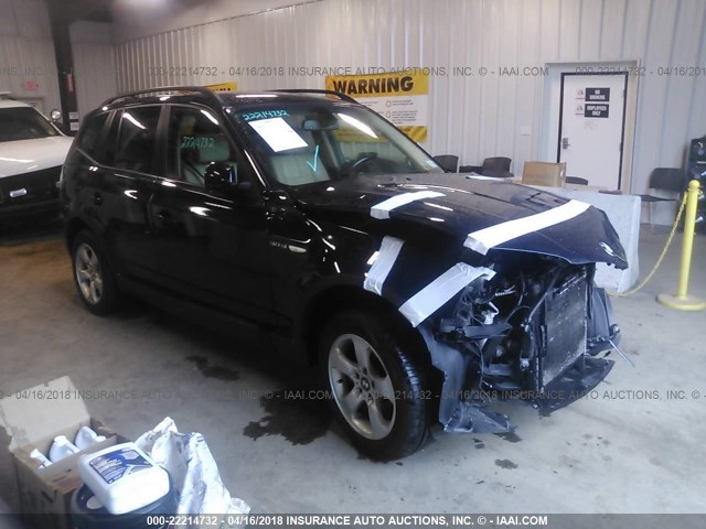 WBXPC93497WF05105 - 2007 BMW X3 3.0SI Dark Blue photo 1