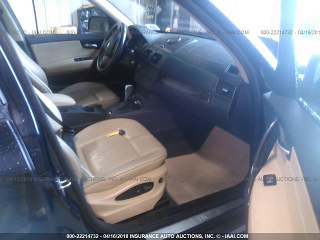 WBXPC93497WF05105 - 2007 BMW X3 3.0SI Dark Blue photo 5