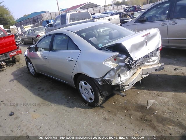 1G2ZF57B084260028 - 2008 PONTIAC G6 VALUE LEADER/BASE SILVER photo 3