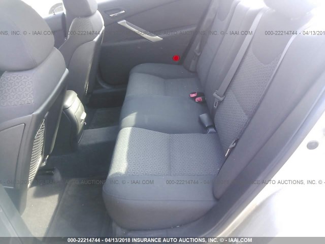 1G2ZF57B084260028 - 2008 PONTIAC G6 VALUE LEADER/BASE SILVER photo 8