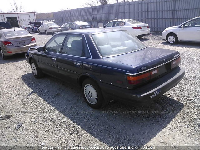 4T1SV21E8KU093972 - 1989 TOYOTA CAMRY DLX BLUE photo 3