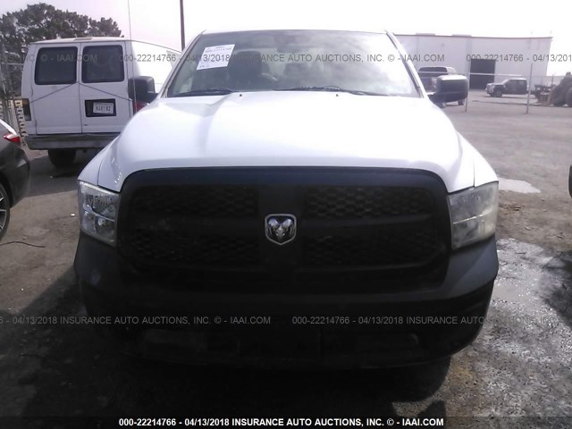 1C6RR6FT1ES233471 - 2014 RAM 1500 ST WHITE photo 6