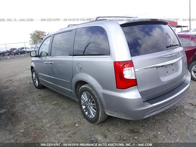 2C4RC1CG5DR751619 - 2013 CHRYSLER TOWN & COUNTRY TOURING L SILVER photo 3