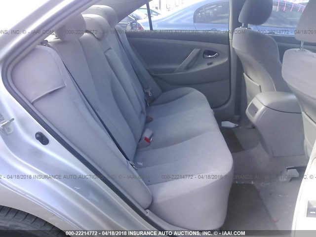 4T4BF3EK0BR094350 - 2011 TOYOTA CAMRY SE/LE/XLE SILVER photo 8