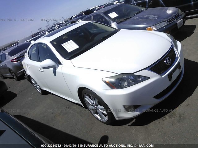 JTHBE262272008628 - 2007 LEXUS IS 350 WHITE photo 1