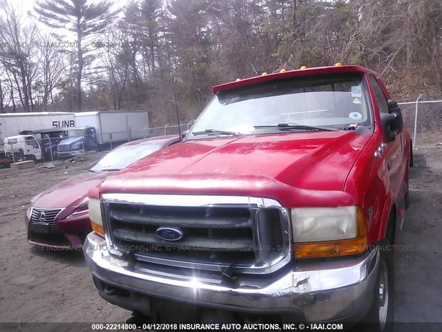 1FTNX21L8XEC79085 - 1999 FORD F250 SUPER DUTY RED photo 6