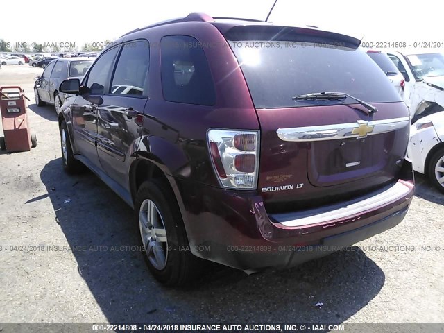 2CNDL43F386041298 - 2008 CHEVROLET EQUINOX LT RED photo 3