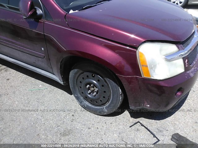 2CNDL43F386041298 - 2008 CHEVROLET EQUINOX LT RED photo 6