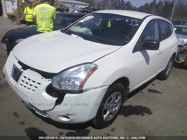 JN8AS58V78W408990 - 2008 NISSAN ROGUE S/SL WHITE photo 2