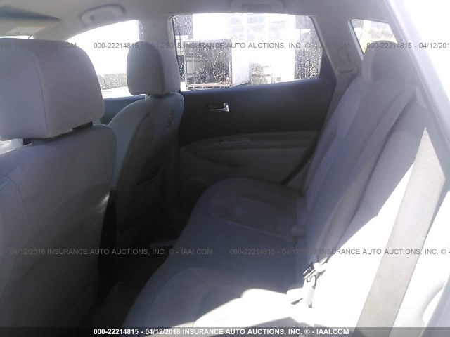 JN8AS58V78W408990 - 2008 NISSAN ROGUE S/SL WHITE photo 8