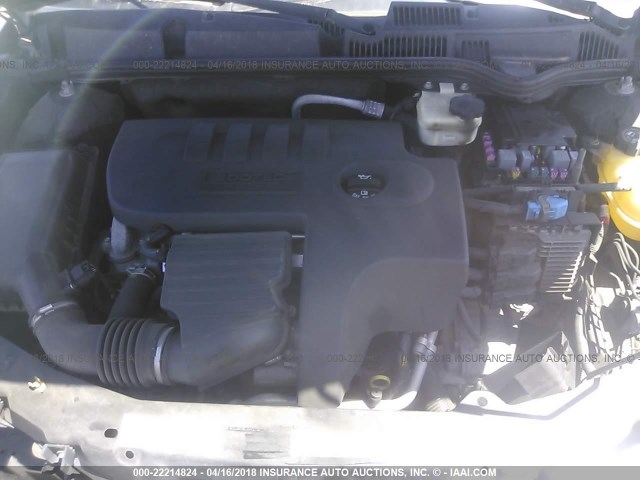 1G8AJ55F27Z116084 - 2007 SATURN ION LEVEL 2 BLACK photo 10