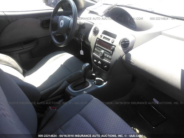 1G8AJ55F27Z116084 - 2007 SATURN ION LEVEL 2 BLACK photo 5