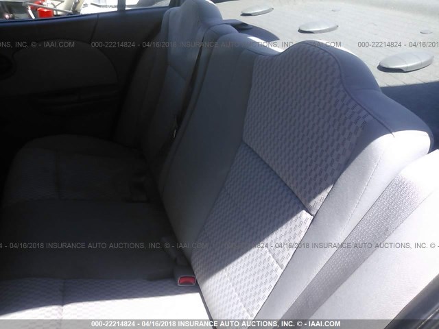 1G8AJ55F27Z116084 - 2007 SATURN ION LEVEL 2 BLACK photo 8