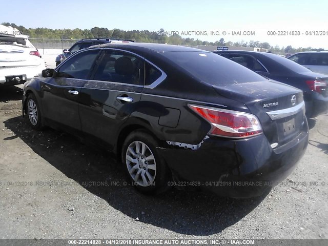 1N4AL3AP5EN386407 - 2014 NISSAN ALTIMA 2.5/S/SV/SL BLACK photo 3