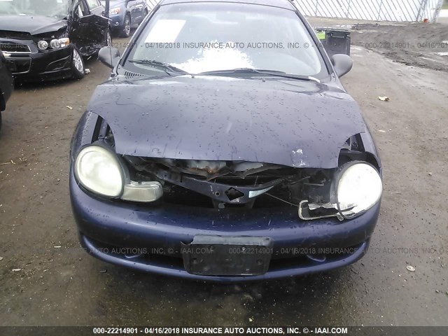 1B3ES46C5YD841102 - 2000 DODGE NEON ES BLUE photo 6