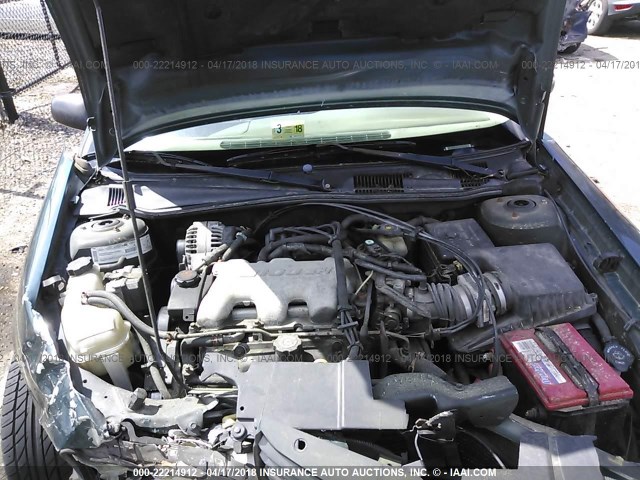 1G1NE52J516228030 - 2001 CHEVROLET MALIBU LS 绿色 照片 10