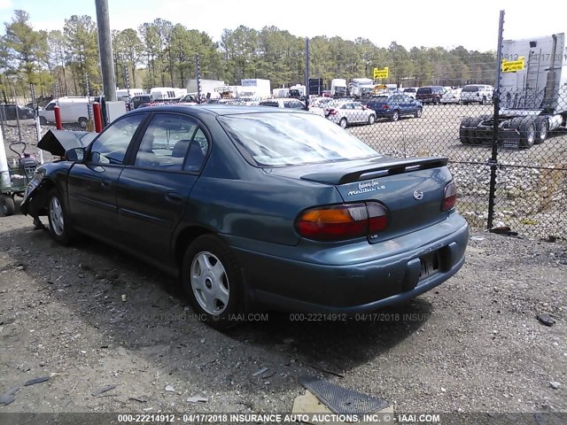 1G1NE52J516228030 - 2001 CHEVROLET MALIBU LS 绿色 照片 3