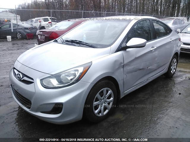 KMHCT4AE6CU211248 - 2012 HYUNDAI ACCENT GLS/GS SILVER photo 6