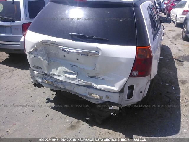 2A4GM68476R762859 - 2006 CHRYSLER PACIFICA TOURING WHITE photo 6