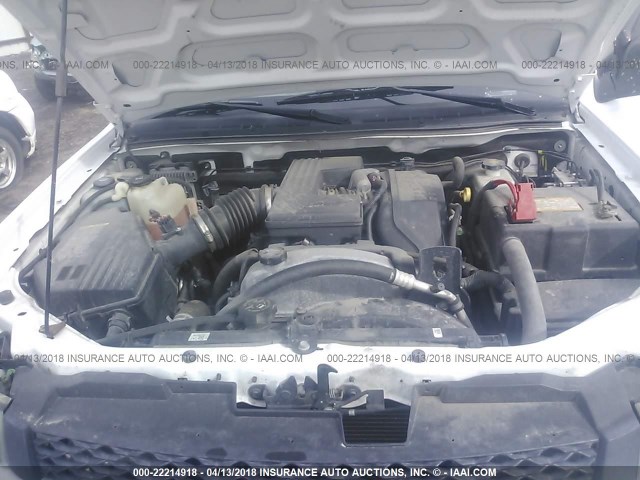 1GCDT13E178132055 - 2007 CHEVROLET COLORADO WHITE photo 10