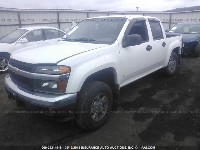 1GCDT13E178132055 - 2007 CHEVROLET COLORADO WHITE photo 2