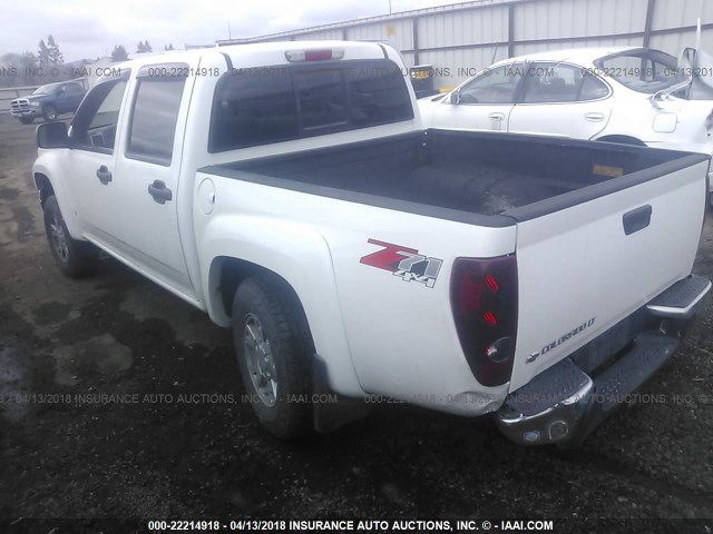 1GCDT13E178132055 - 2007 CHEVROLET COLORADO WHITE photo 3